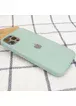 TPU+Glass чехол GLOSSY Logo Full camera для Apple iPhone 12 Pro (6.1") Мятный