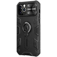 TPU + PC чохол Nillkin CamShield Armor without logo (шторка на камеру) для Apple iPhone 12 Pro / 12 Чорний