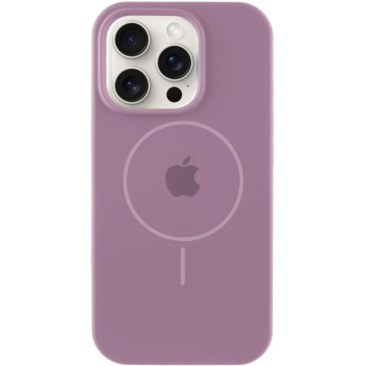 Чехол Silicone Case Full Protective (AA) with MagSafe для Apple iPhone 12 Pro / 12 (6.1") Лиловый / Lilac Pride