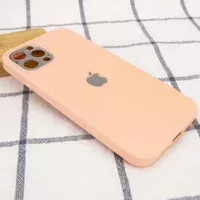 TPU+Glass чехол GLOSSY Logo Full camera для Apple iPhone 12 Pro (6.1") Розовый