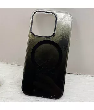 Чехол TPU Shiny Mountain (MagFit) для Apple iPhone 12 Pro / 12 (6.1") Black