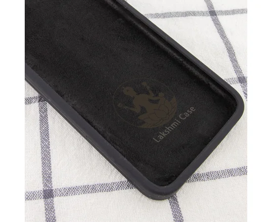 Чехол Silicone Case Lakshmi Square Full Camera для Apple iPhone 12 (6.1") Черный / Black