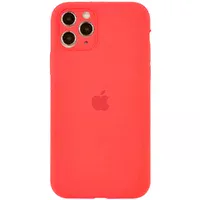 Чохол Silicone Case Full Camera Protective (AA) для Apple iPhone 12 Pro (6.1 ") Помаранчевий / Pink citrus