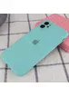 Чохол Silicone Case Full Camera Protective (AA) Apple iPhone 12 (6.1") Бірюзовий / Marine Green