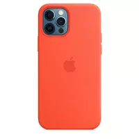 Чохол Silicone Case Full Protective (AA) для Apple iPhone 12 Pro / 12 (6.1") Помаранчевий / Electric Orange