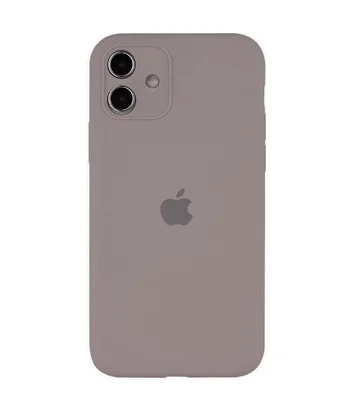 Чохол Silicone Case Full Camera Protective (AA) для Apple iPhone 12 (6.1 ") Сірий / Lavender