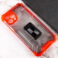 Удароміцний чохол Transformer CrystalRing для Apple iPhone 12 Pro (6.1") Червоний