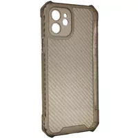 Чехол TPU Ease Carbon color series для Apple iPhone 12 (6.1") Черный / Прозрачный