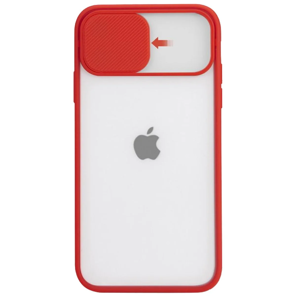 Чехол Camshield mate TPU со шторкой для камеры для Apple iPhone 12 Pro / 12 (6.1") Красный