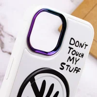 TPU+PC чехол Funny pictures with MagSafe для Apple iPhone 12 Pro / 12 (6.1") Don't touch