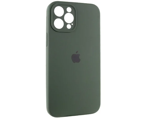 Чохол Silicone Case Full Camera Protective (AA) для Apple iPhone 12 Pro (6.1 ") Зелений / Cyprus Green