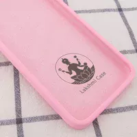Чехол Silicone Case Lakshmi Square Full Camera для Apple iPhone 12 (6.1") Розовый / Light pink