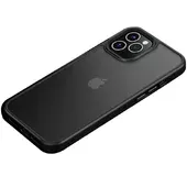 TPU + PC чохол Metal Buttons для Apple iPhone 12 Pro / 12 (6.1 ") Чорний