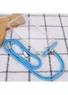 Чехол TPU Crossbody Transparent для Apple iPhone 12 Pro / 12 (6.1") Голубой