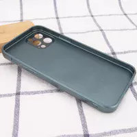 TPU+Glass чехол GLOSSY Logo Full camera для Apple iPhone 12 Pro (6.1") Зеленый