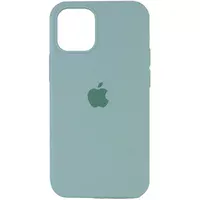 Чохол Silicone Case Full Protective (AA) для Apple iPhone 12 Pro / 12 (6.1 ") Бірюзовий / Turquoise