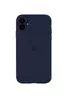 Чехол Silicone Case Full Camera Protective (AA) для Apple iPhone 12 (6.1") Темно-синий / Midnight blue