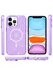 Чохол TPU Galaxy Sparkle (MagFit) для Apple iPhone 12 Pro / 12 (6.1") Purple+Glitter
