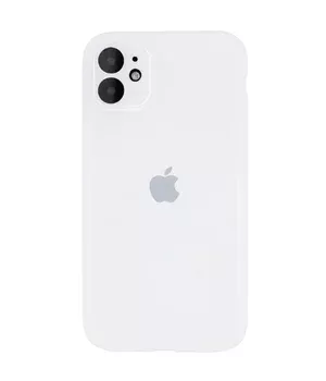 Чохол Silicone Case Full Camera Protective (AA) для Apple iPhone 12 (6.1 ") Білий / White