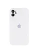 Чехол Silicone Case Full Camera Protective (AA) для Apple iPhone 12 (6.1") Белый / White