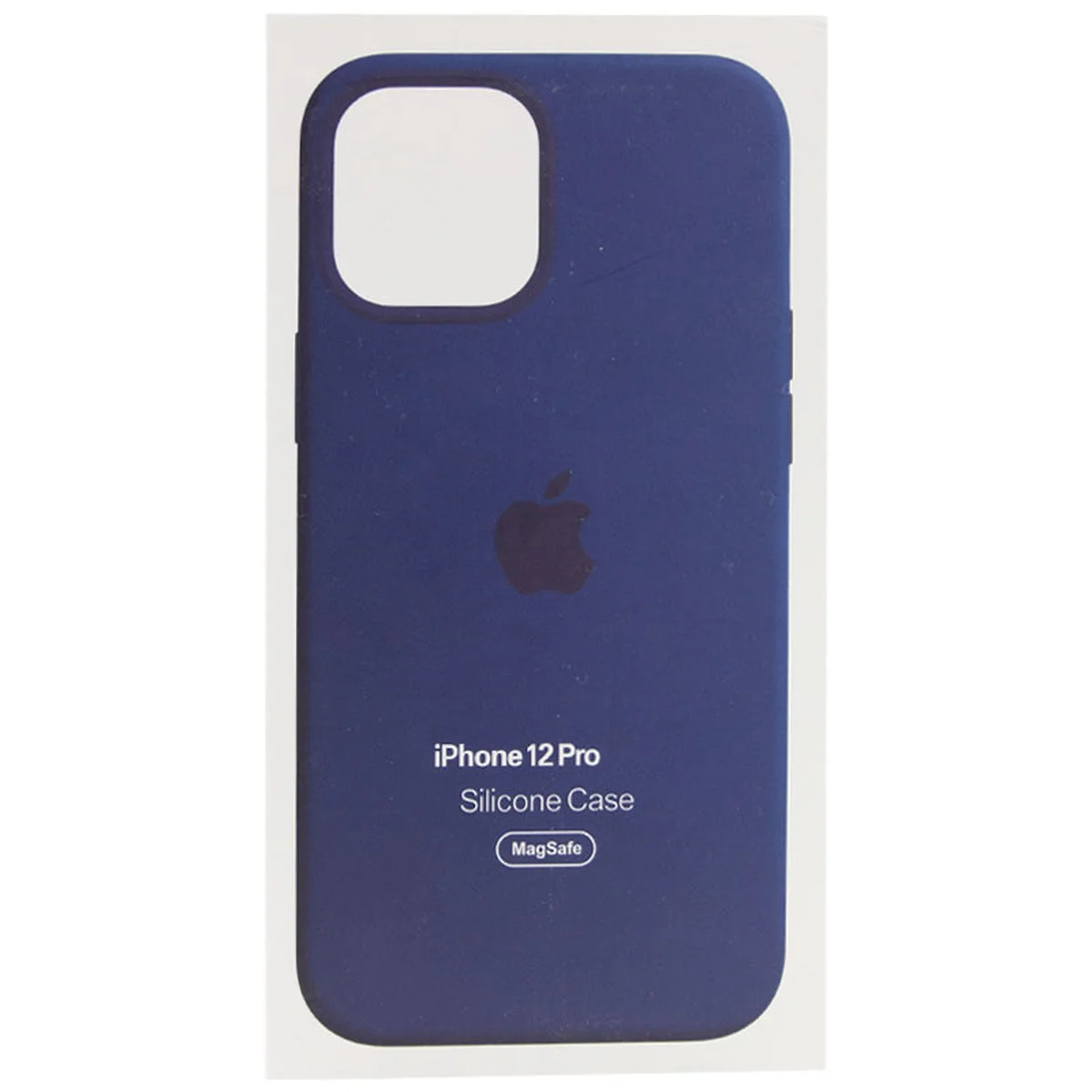 Чохол Silicone case (AAA) full with Magsafe and Animation для Apple iPhone 12 Pro / 12 (6.1") Синій / Navy blue