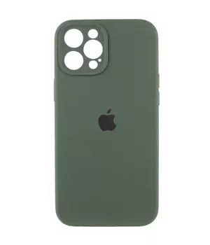 Чехол Silicone Case Full Camera Protective (AA) для Apple iPhone 12 Pro (6.1") Зеленый / Cyprus Green