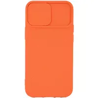 Чехол Camshield Square TPU со шторкой для камеры для Apple iPhone 12 Pro / 12 (6.1") Оранжевый