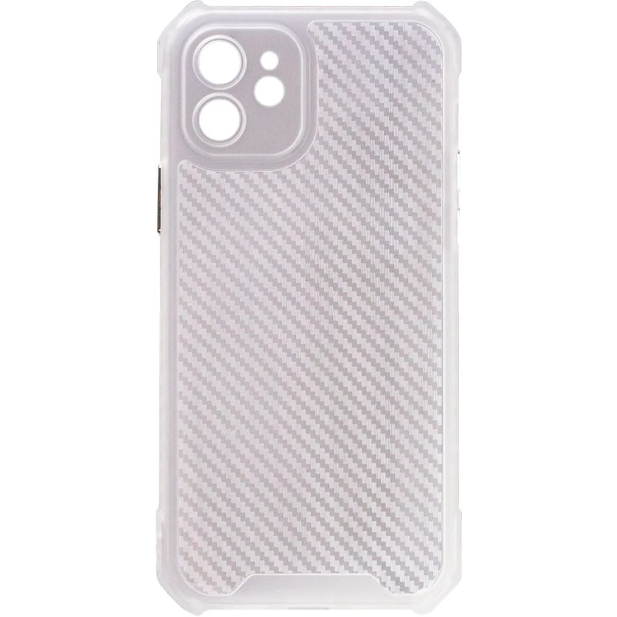 Чохол TPU Ease Carbon для Apple iPhone 12 (6.1") Матовий / Прозорий