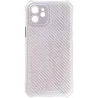 Чохол TPU Ease Carbon для Apple iPhone 12 (6.1") Матовий / Прозорий