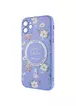 TPU+PC чехол Secret Garden with MagSafe для Apple iPhone 12 (6.1") Lilac
