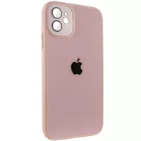 Чохол TPU+Glass Sapphire Midnight для Apple iPhone 12 (6.1") Рожевий / Pink Sand