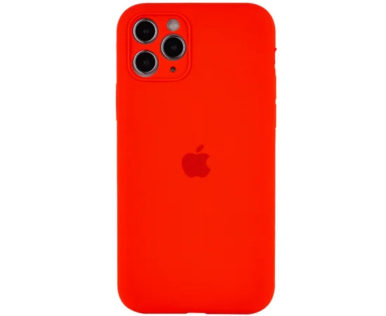 Чохол Silicone Case Full Camera Protective (AA) Apple iPhone 12 Pro (6.1") Червоний / Red / PVH