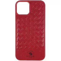 Шкіряний чохол Polo Santa Barbara для Apple iPhone 12 Pro/12 (6.1") Red