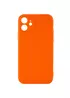 Силиконовый чехол Candy Full Camera для Apple iPhone 12 (6.1") Оранжевый / Orange