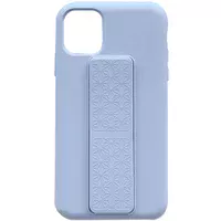 Чехол Silicone Case Hand Holder для Apple iPhone 12 Pro / 12 (6.1") Сиреневый / Dasheen
