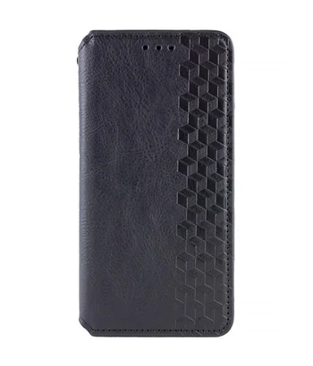 Шкіряний чохол-книжка GETMAN Cubic (PU) для Apple iPhone 12 Pro / 12 (6.1") Чорний