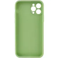 Силіконовий чохол Candy Full Camera для Apple iPhone 12 Pro (6.1 ") Фісташковий