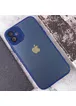 Чехол TPU+Glass Sapphire Midnight для Apple iPhone 12 (6.1") Синий / Deep navy