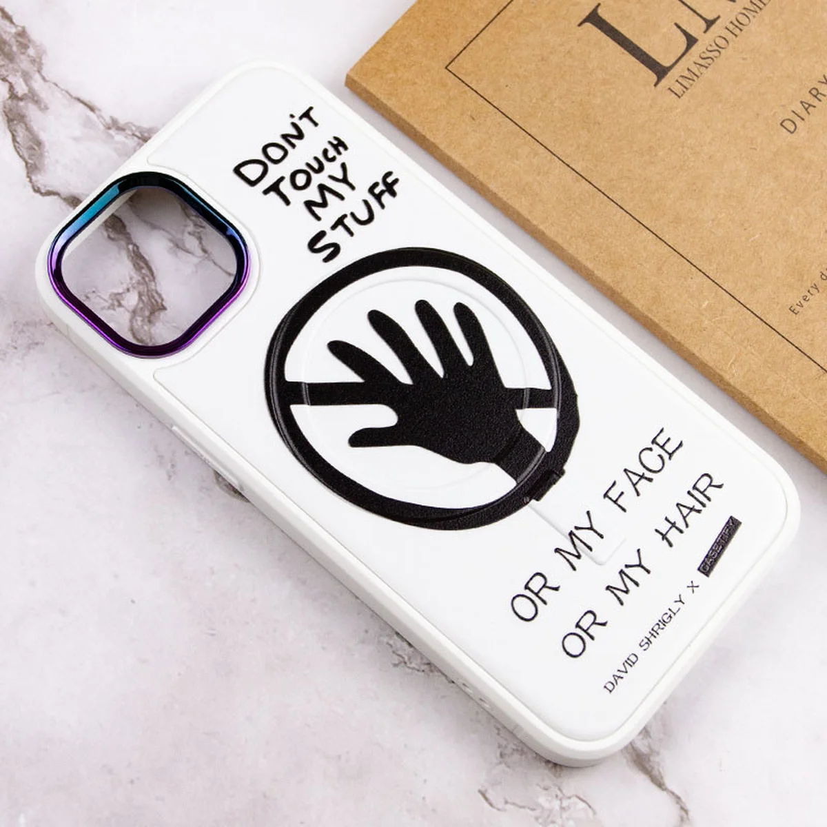 TPU+PC чехол Funny pictures with MagSafe для Apple iPhone 12 Pro / 12 (6.1") Don't touch