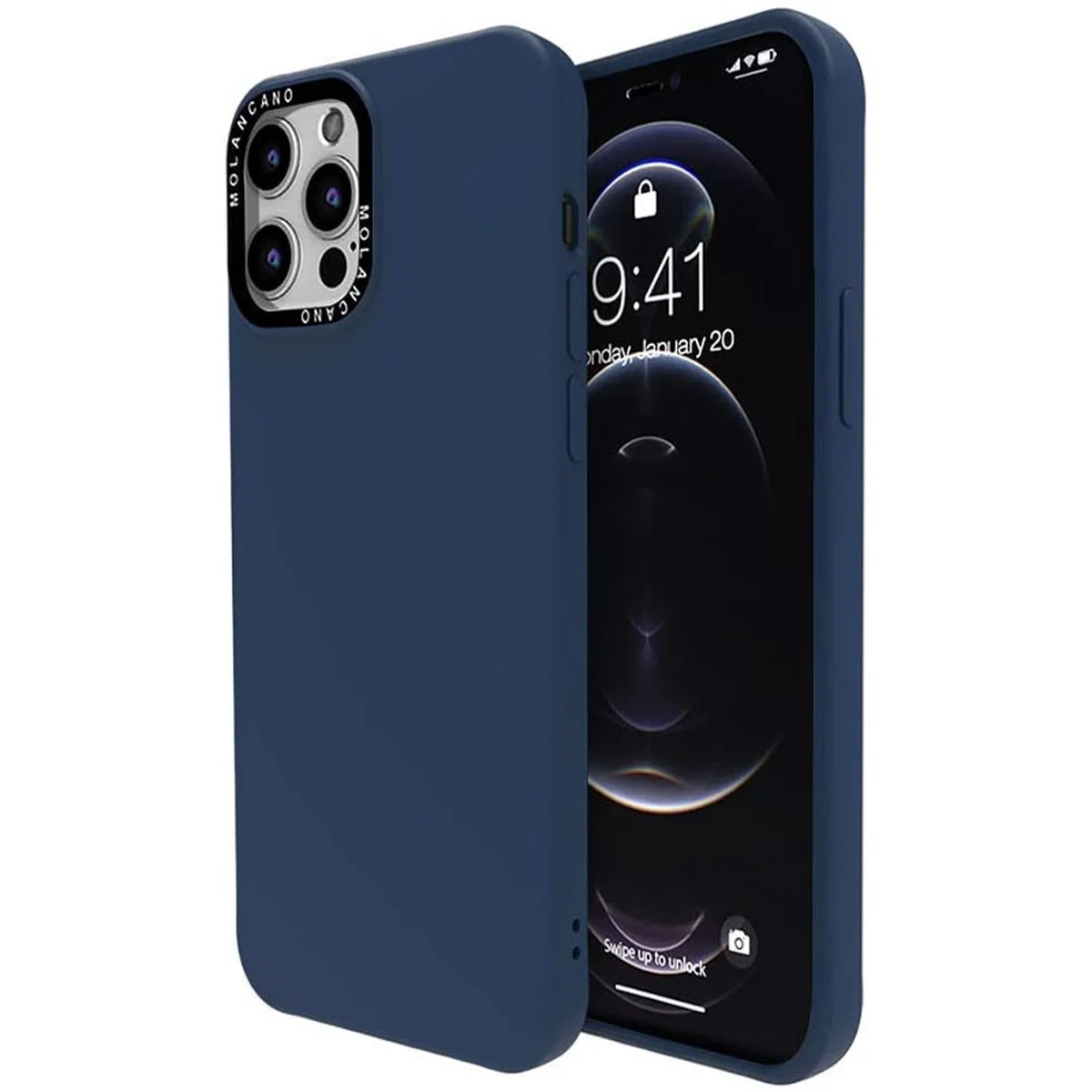 TPU чехол Molan Cano MIXXI для Apple iPhone 12 Pro / 12 (6.1") Синий