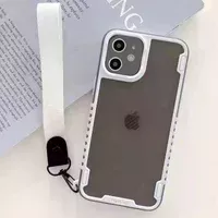 Чохол TPU+PC TRAVEL Carbon для Apple iPhone 12 (6.1") Білий