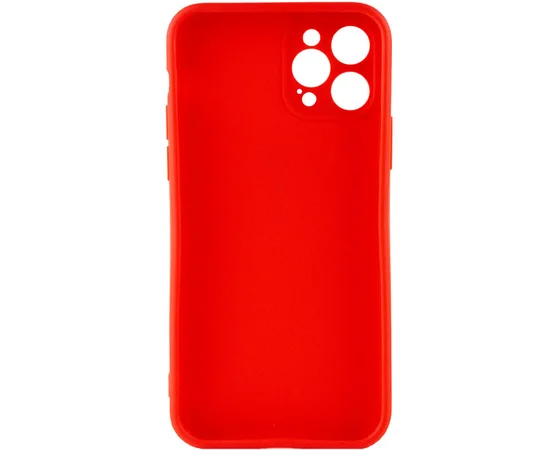 Силіконовий чохол Candy Full Camera для Apple iPhone 12 Pro (6.1 ") Червоний / Red