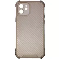 Чехол TPU Ease Carbon color series для Apple iPhone 12 (6.1") Черный / Прозрачный