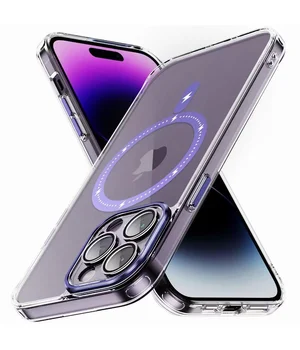 Чехол TPU+PC Colorful with MagSafe для Apple iPhone 12 Pro (6.1") Purple