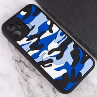 Чехол TPU+PC Army Collection для Apple iPhone 12 (6.1") Синий