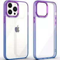 Чехол TPU+PC Fresh sip series для Apple iPhone 12 Pro / 12 (6.1") Синий / Фиолетовый