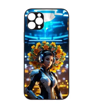 TPU+PC чехол Prisma Ladies Full Camera для Apple iPhone 12 Pro (6.1") Cyberpunk