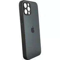 TPU+Glass чехол Matte Candy Full camera для Apple iPhone 12 Pro (6.1") Зеленый