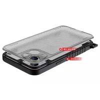 Чехол TPU+PC TRAVEL Carbon для Apple iPhone 13 mini (5.4") Черный