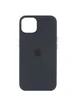 Чехол Silicone case (AAA) full with Magsafe and Animation для Apple iPhone 13 mini (5.4") Черный / Midnight